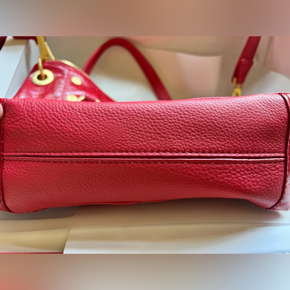 Hammitt Medium Daniel in Rose Rosè (Red Rose embossed leather)  NWOT - Picture 5 of 10